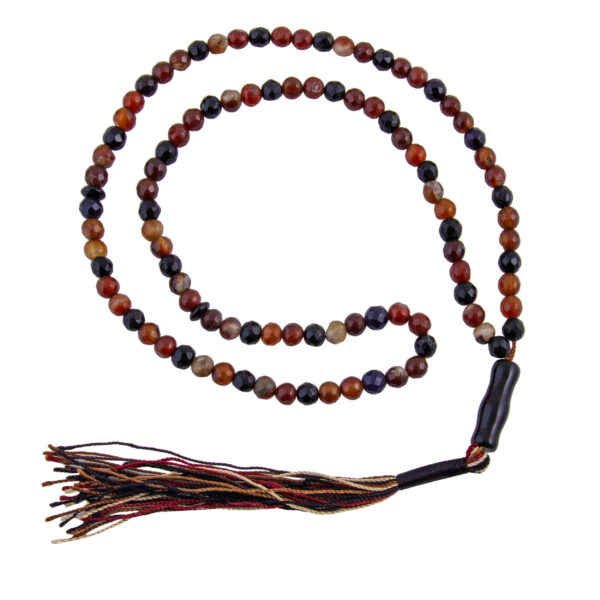 Islamic Agate Rosary Crafted with 101 Prayer Beads Tasbih Brown