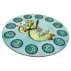 Muslim Style Wall Clock Featuring Wa In Yakad & Twelve Imams Printed Elegance