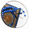 Islamic Wall Clock Featuring Quranic Verse Printed Elegance