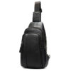 Leather Sling Shoulder Bag with Plenty of Compartments