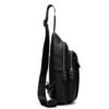 Leather Sling Shoulder Bag with Plenty of Compartments