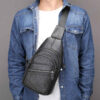Leather Sling Shoulder Bag for Men & Women Model Fatima