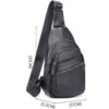 Leather Sling Shoulder Bag for Men & Women Model Fatima