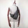 Leather Sling Shoulder Bag for Men & Women with Side Pockets