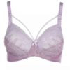 Lingerie Set Lace Bra & Thong With Dentelle Embroidery 2 pcs