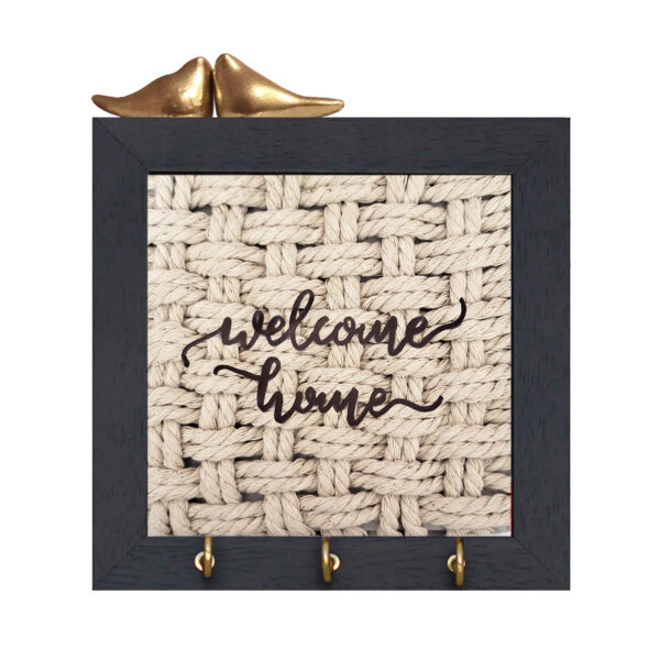 Decorative & Handcrafted Wall Key Holder Welcome Home