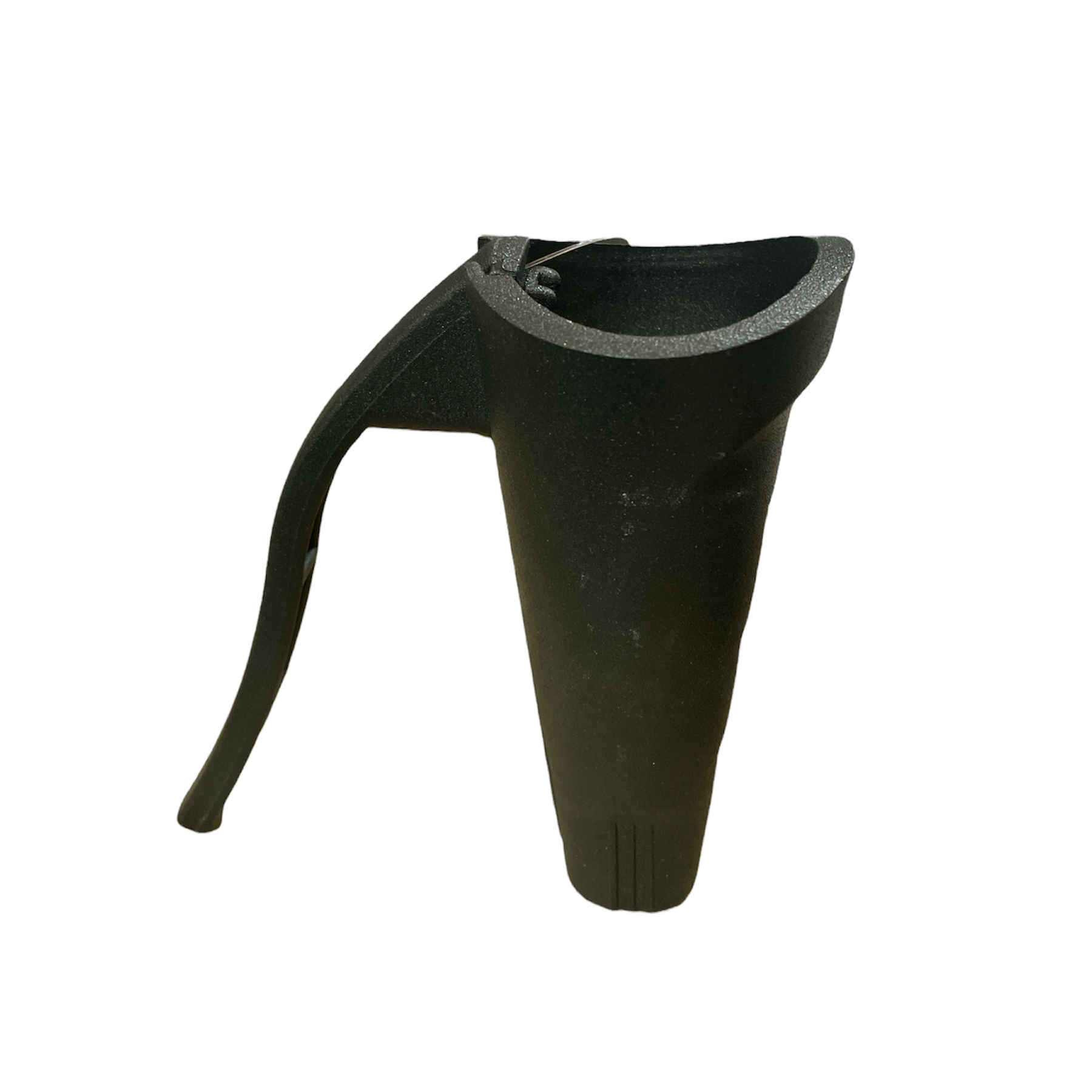 Ergonomic Nutcracker – Black Metal Walnut Opener with Easy-Grip Handle