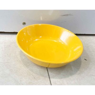 Set of Round Melamine Dinnerware Bowls, Break Resistant (Set of 6)