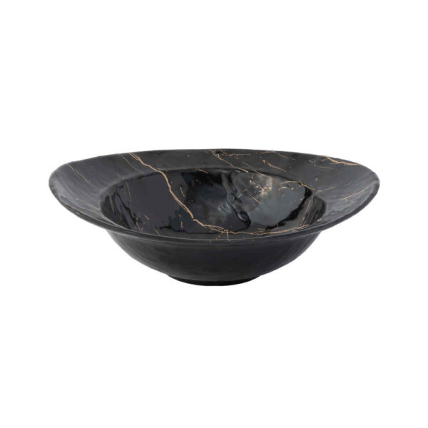 Melamine Dinnerware Bowl Set, Microwave Safe - Model Marble, Set of 2