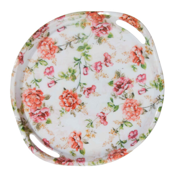 Melamine Serving Tray Round Shape Durable & Lightweight