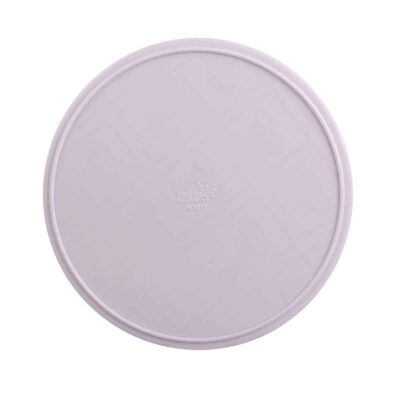 Melamine Serving Tray Round Shape with Handle Leopard Pattern