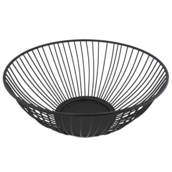 Metal Wire Fruit Basket Chic Round Shaped