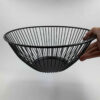 Metal Wire Fruit Basket Chic Round Shaped