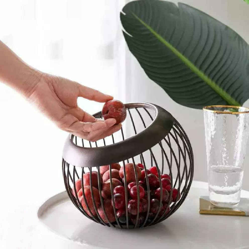 Metal Wire Fruit Basket With Multi-purpose Use