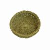 Natural Wicker Basket Handwoven Round Shape in Brown