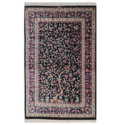 Persian Carpet Hand-Knotted Zanjan Masterpiece Floral Behesht