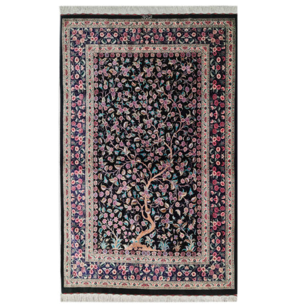 Persian Carpet Hand-Knotted Zanjan Masterpiece Floral Behesht