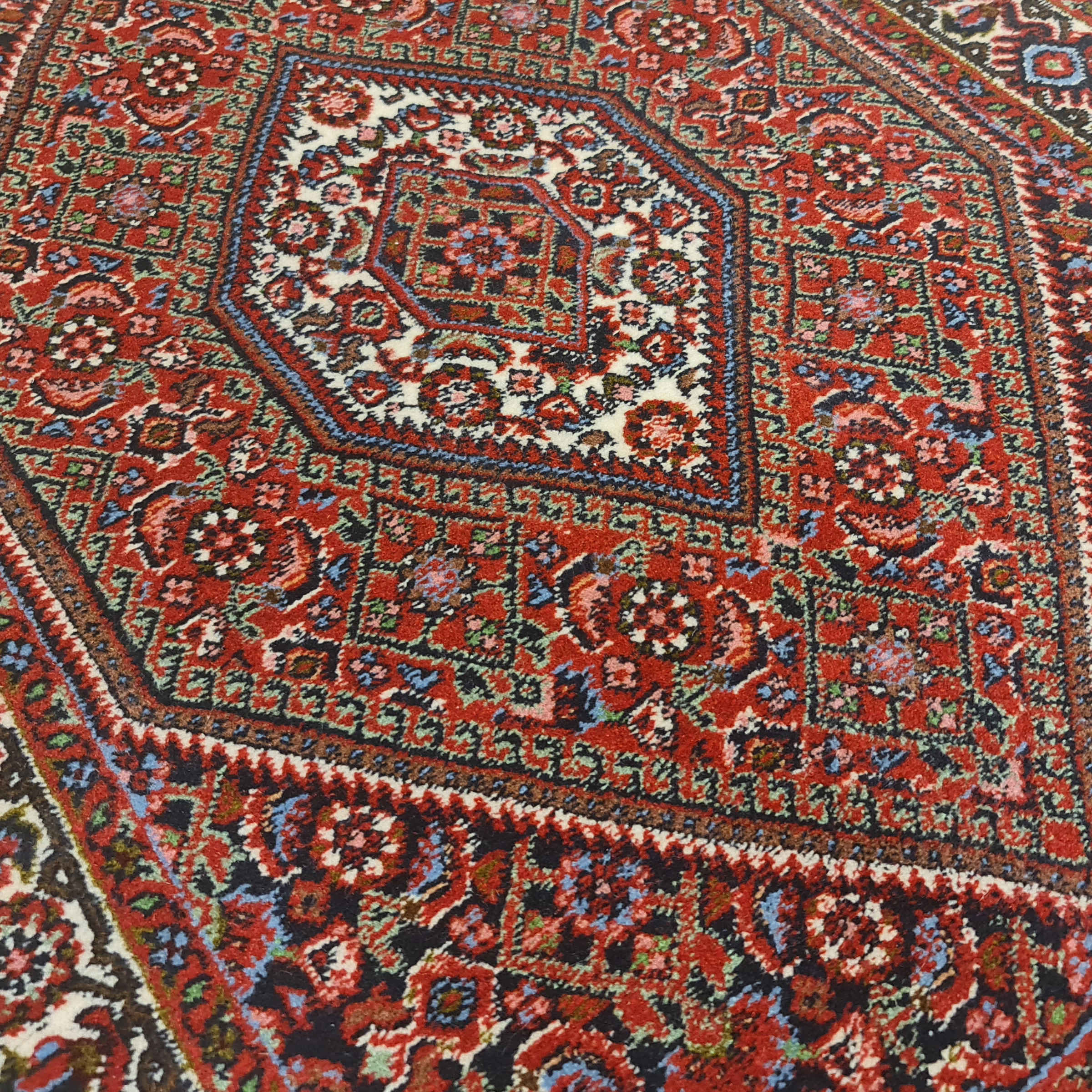 Persian Carpet Hand-Knotted Zanjan Masterpiece Herati Pattern in Wool