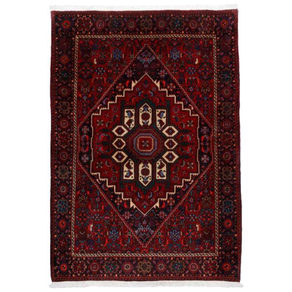 Persian Carpet Hand-Knotted Zanjan Masterpiece in Wool & Cotton