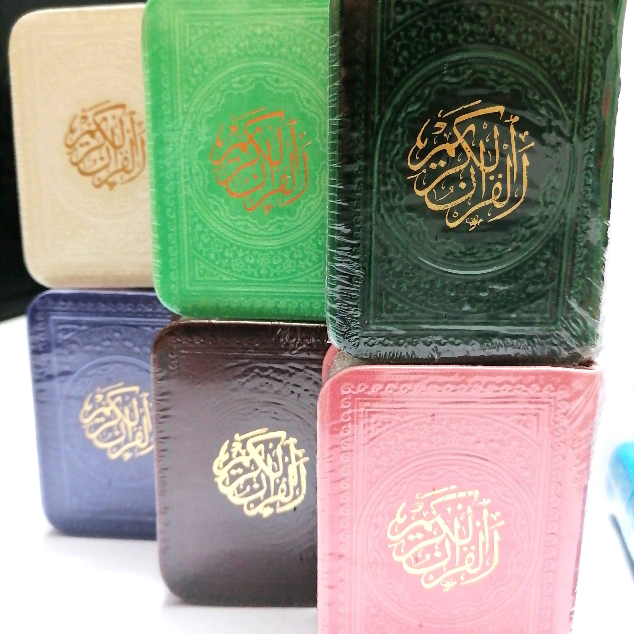 Mini Colorful Rainbow Quran – Ideal for Daily Use with Persian Translation