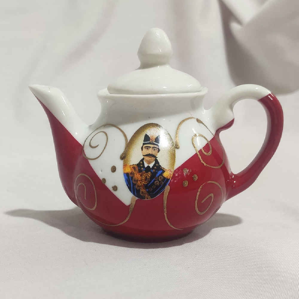 Saffron Infuser Teapot with Persian Design Model Naser al-Din