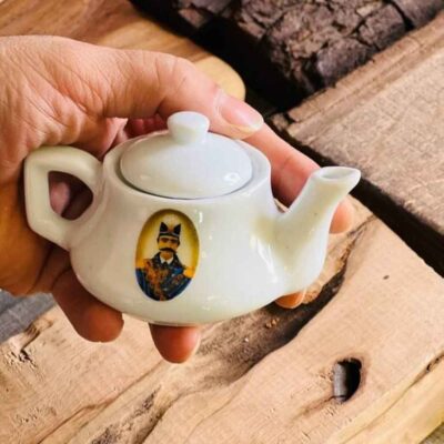 Saffron Infuser Teapot with Persian Qajari Design Model Naseri