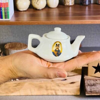 Saffron Infuser Teapot with Persian Qajari Design Model Naseri