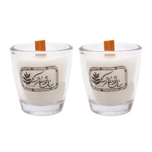 Persian Scented Candle Jar for Nowruz New Year (2x)