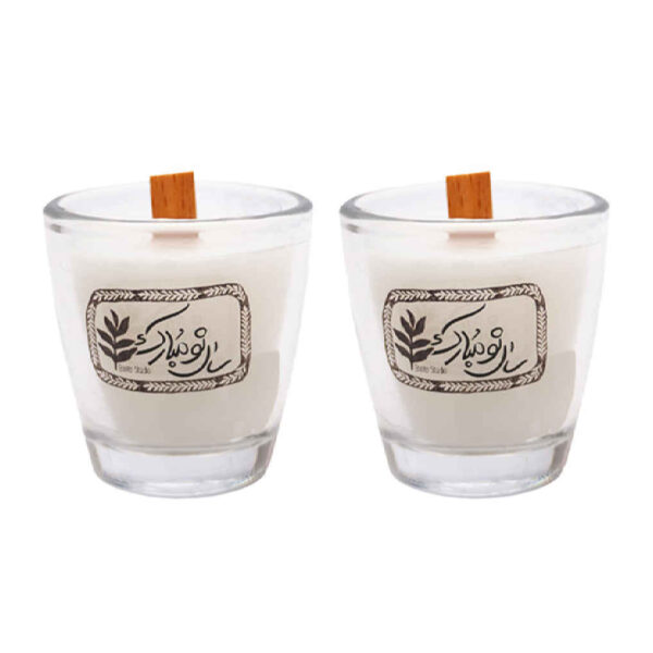 Scented Candle Jar – Perfect Accent for New Year Celebration (2x)