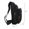 Canvas Sling Shoulder Bag Stylish & Functional for Runners & Hikers