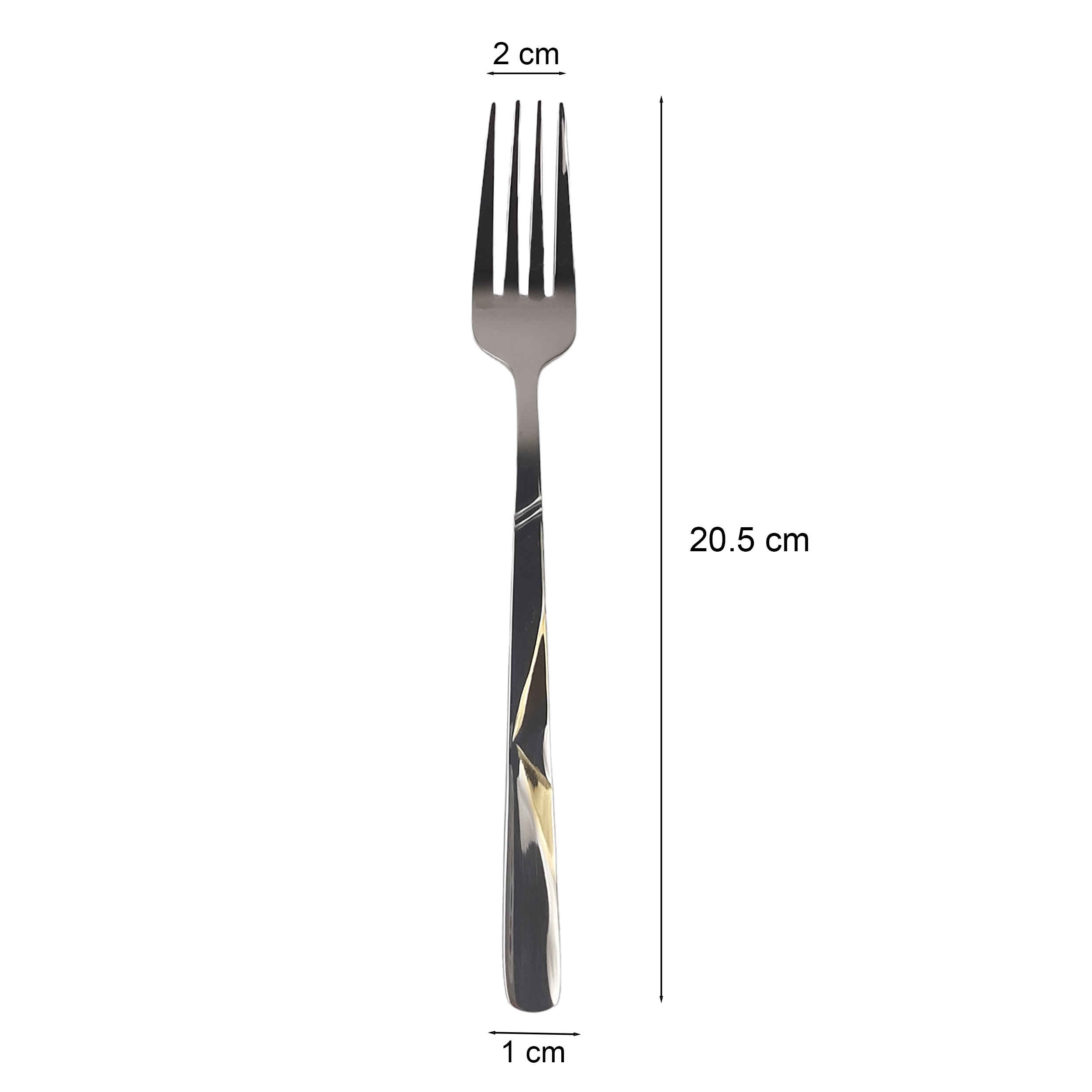 Spoon and Fork Flatware Set Golden Design 12 Pcs