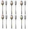 Spoon and Fork Flatware Set Dishwasher Safe 12 Pcs Model Afshan