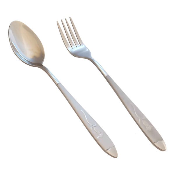 Spoon and Fork Flatware Set Dishwasher Safe 12 Pcs Model Mikhak