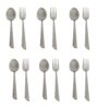 Spoon and Fork Flatware Set Dishwasher Safe 12 Pcs Model Sana