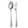 Spoon and Fork Flatware Set Dishwasher Safe With Chain Design