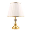Accent Table Lamp with Fabric Tapered Lampshade Dlt