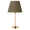Accent Table Lamp with Fabric Tapered Lampshade Norham