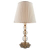 Accent Table Lamp with Fabric Tapered Lampshade Royal