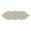 Table Runner Faux Leather Adorned with Elegant Glitter Design