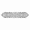 Table Runner Faux Leather with Chic Glitter Style