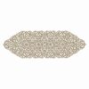 Table Runner Faux Leather with Modern Glitter Design