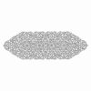 Table Runner Faux Leather with Modern Glitter Design