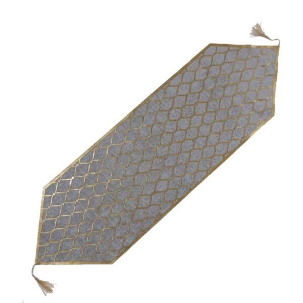 Table Runner in Leather & Velvet Ideal for Home Design