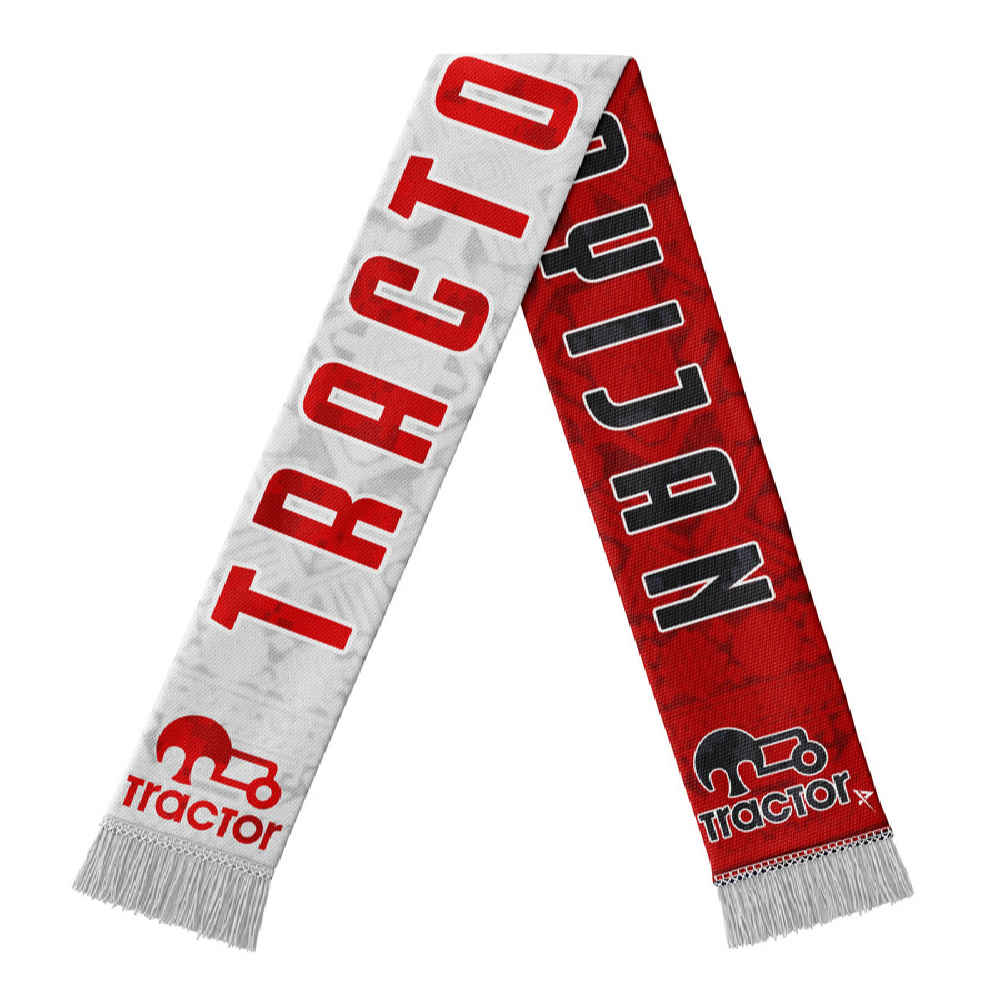 Tractor Football Club Logo Fan Scarf – Red & White