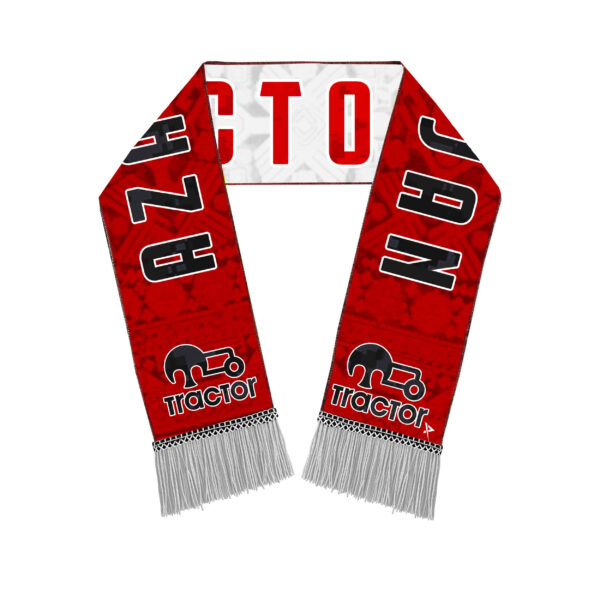 Tractor Football Club Logo Fan Scarf - Red & White