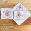 Travel Prayer Mat for Muslim Pocket Sized & Portable Sajada Flowers