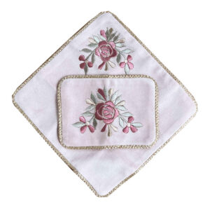 Travel Prayer Mat for Muslim Pocket Sized & Portable Sajada Flowers