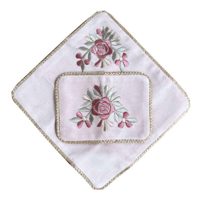 Travel Prayer Mat for Muslim Pocket Sized & Portable Sajada Flowers