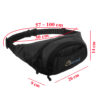 Canvas Fanny Pack with 4 Pockets - Designed for Outdoor Activities