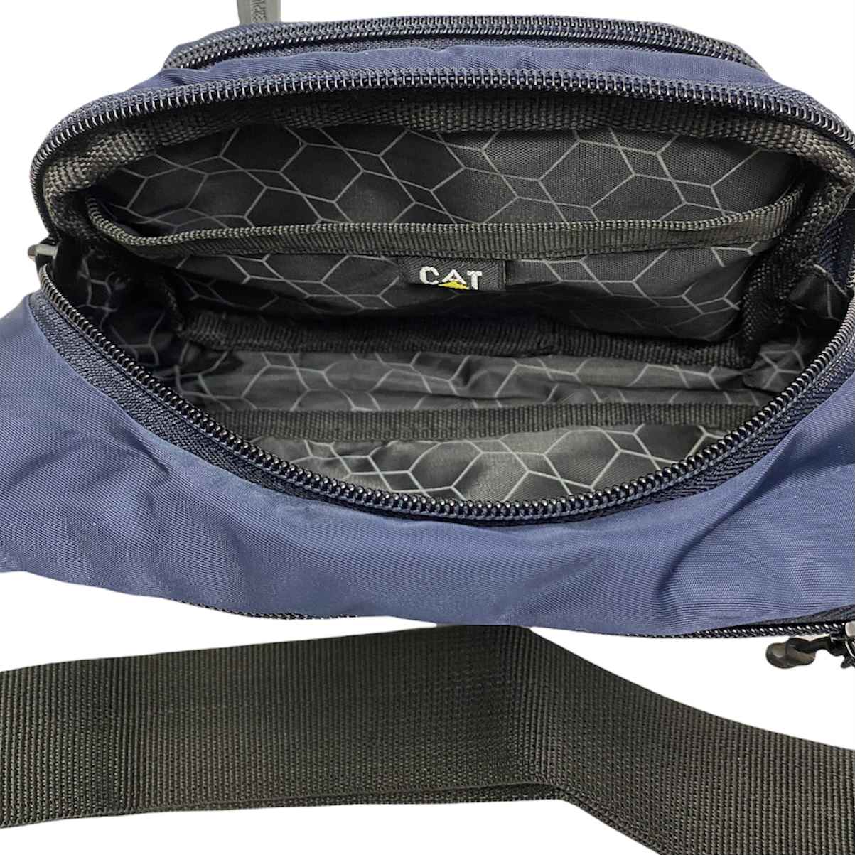 Caterpillar Canvas Fanny Pack with 4 Pockets – Versatile for Travel & Outdoor Use